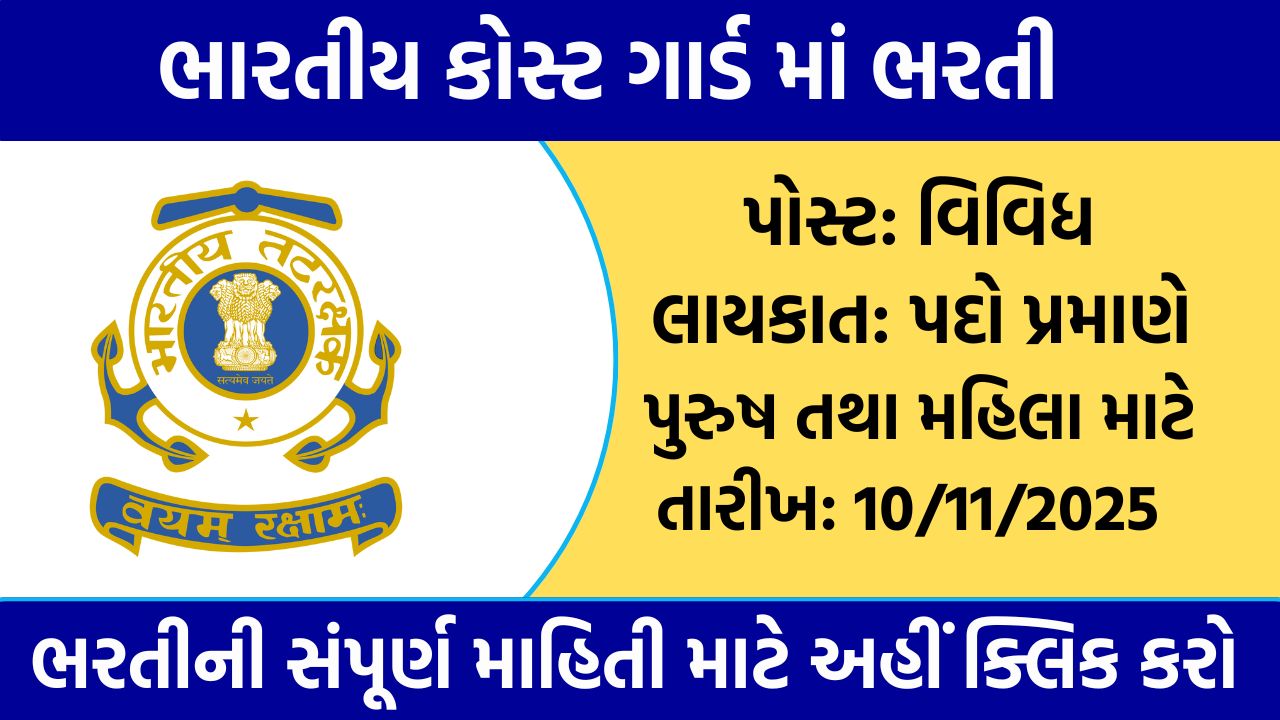 Indian Coast Guard Recruitment